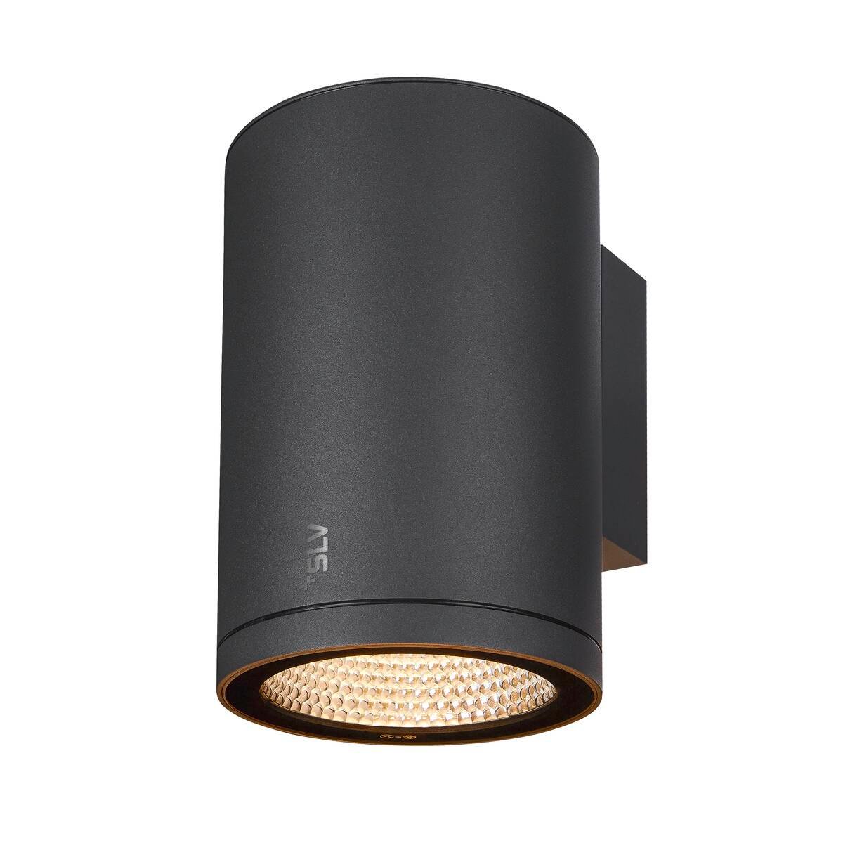 ENOLA ROUND L, single  LED Wandaufbauleuchte anthrazit CCT 3000/4000K
