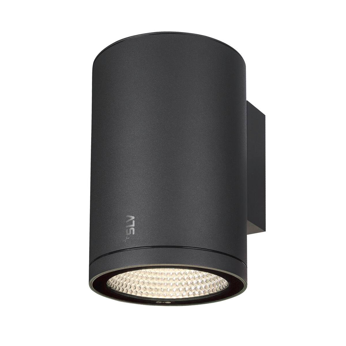ENOLA ROUND L, single  LED Wandaufbauleuchte anthrazit CCT 3000/4000K 3