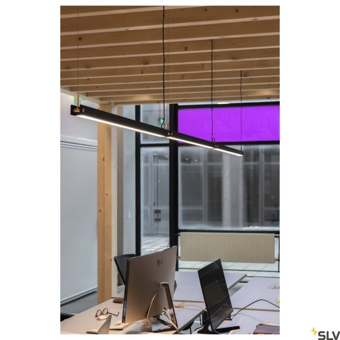 NOYA,  LED Pendelleuchte schwarz CCT switch 2700/3000K 6