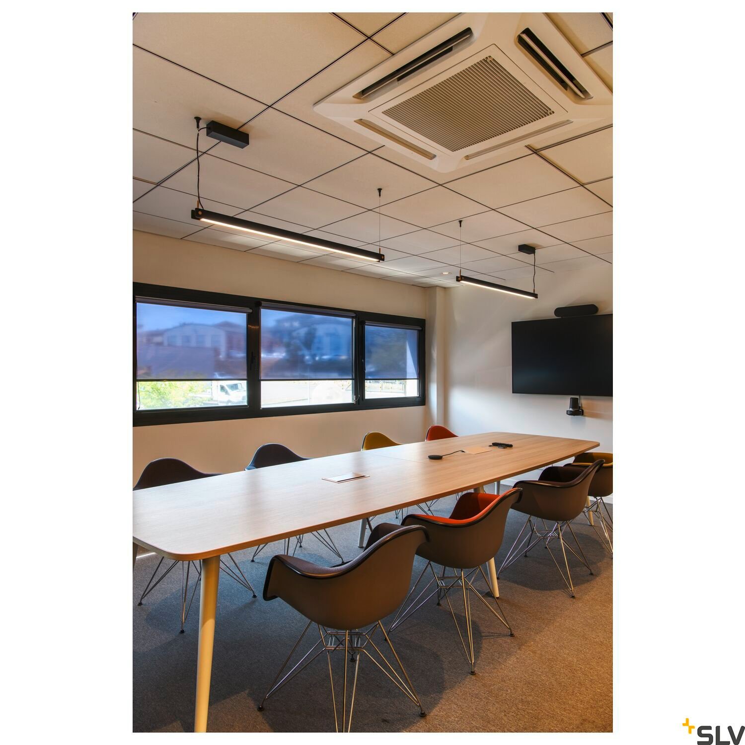 NOYA,  LED Pendelleuchte schwarz CCT switch 2700/3000K 5