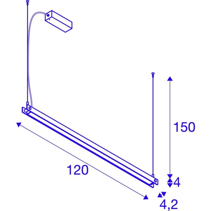 NOYA,  LED Pendelleuchte schwarz CCT switch 2700/3000K 7