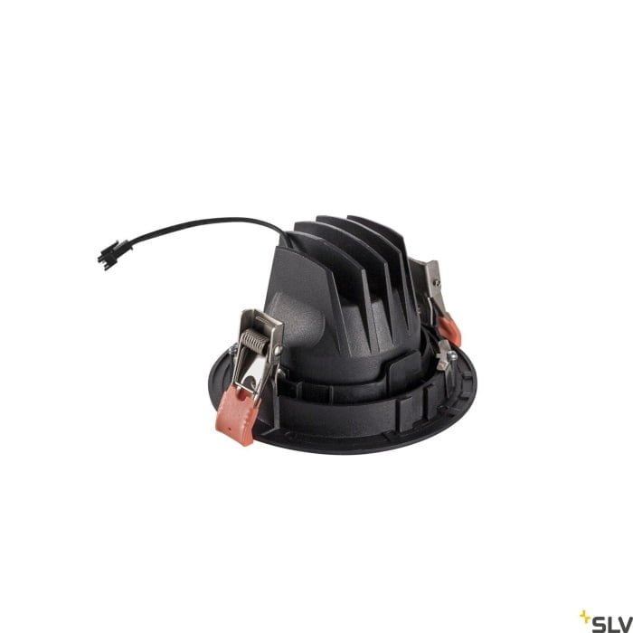 NUMINOS® MOVE DL M,  LED Deckeneinbauleuchte schwarz/weiß 2700K 40° dreh- und schwenkbar 2