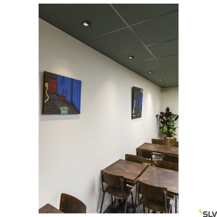 NUMINOS® MOVE DL M,  LED Deckeneinbauleuchte schwarz/chrom 2700K 40° dreh- und schwenkbar 3