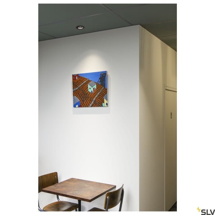 NUMINOS® MOVE DL M,  LED Deckeneinbauleuchte schwarz/chrom 2700K 40° dreh- und schwenkbar 4