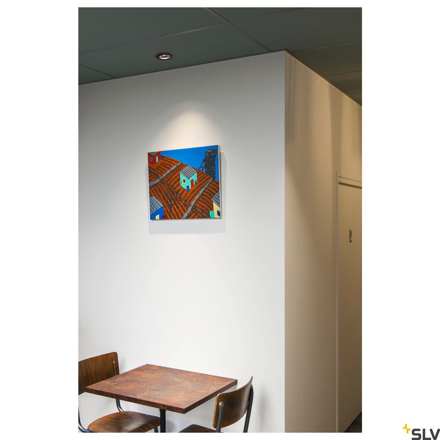 NUMINOS® MOVE DL M,  LED Deckeneinbauleuchte schwarz/chrom 2700K 40° dreh- und schwenkbar 4