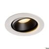NUMINOS® MOVE DL L,  LED Deckeneinbauleuchte weiß/schwarz 2700K 40° dreh- und schwenkbar 4