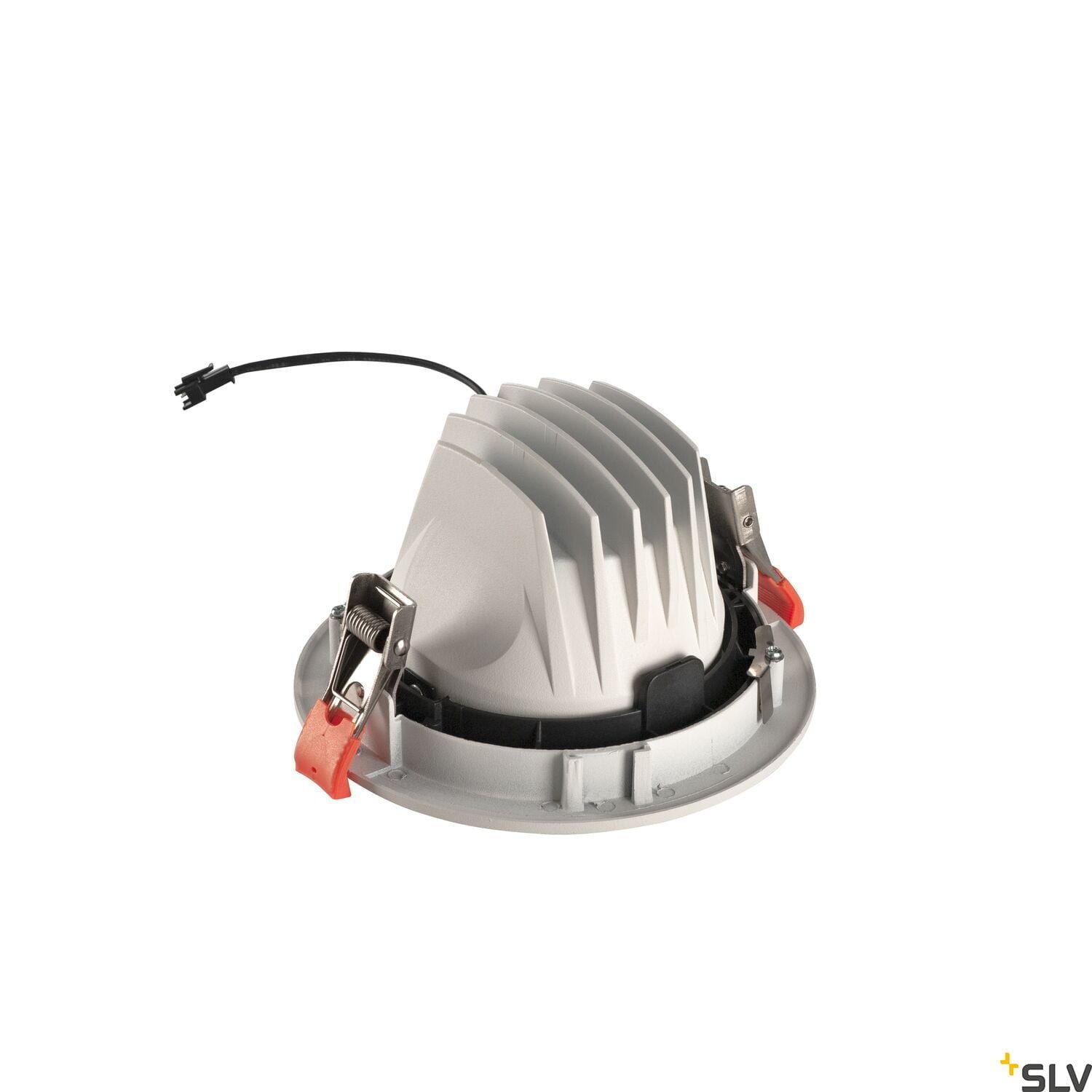 NUMINOS® MOVE DL L,  LED Deckeneinbauleuchte weiß/schwarz 2700K 40° dreh- und schwenkbar 2