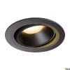 NUMINOS® MOVE DL XL,  LED Deckeneinbauleuchte schwarz/schwarz 2700K 40° dreh- und schwenkbar 4