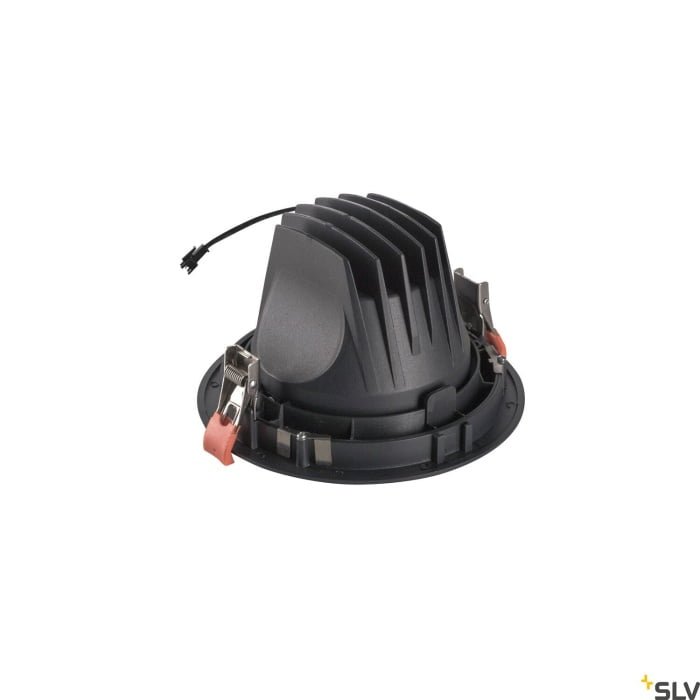 NUMINOS® MOVE DL XL,  LED Deckeneinbauleuchte schwarz/chrom 4000K 40° dreh- und schwenkbar 2