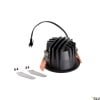 NUMINOS® DL S,  LED Deckeneinbauleuchte schwarz/schwarz 2700K 40° inkl. Blattfedern 5