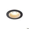 NUMINOS® DL S,  LED Deckeneinbauleuchte schwarz/weiß 2700K 40° inkl. Blattfedern 4