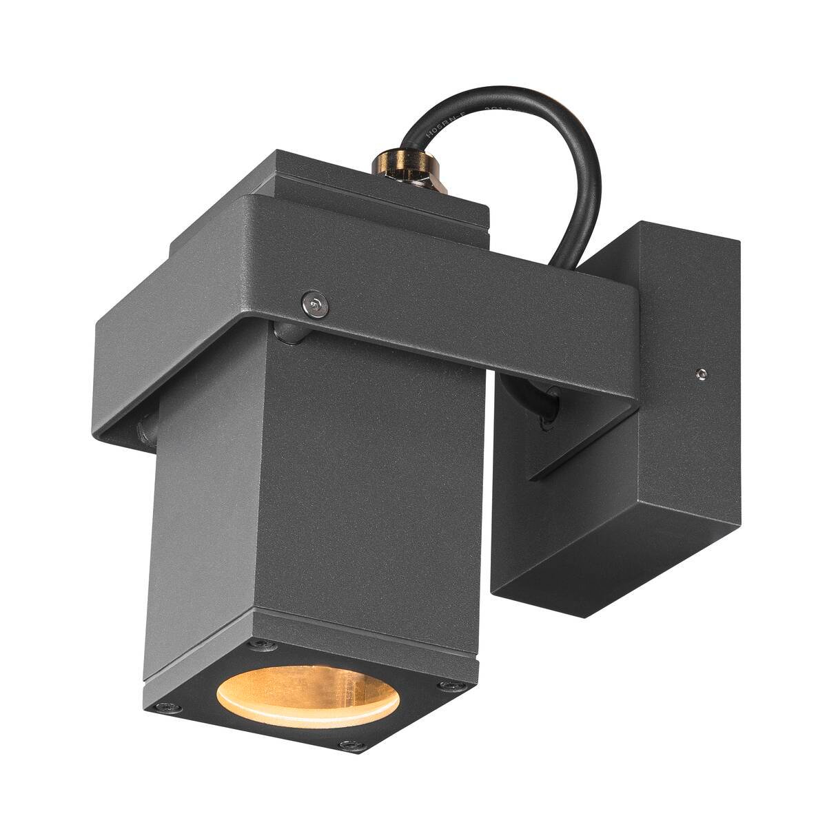 THEO BRACKET CW,  Wand- und Deckenaufbauleuchte QPAR51 anthrazit