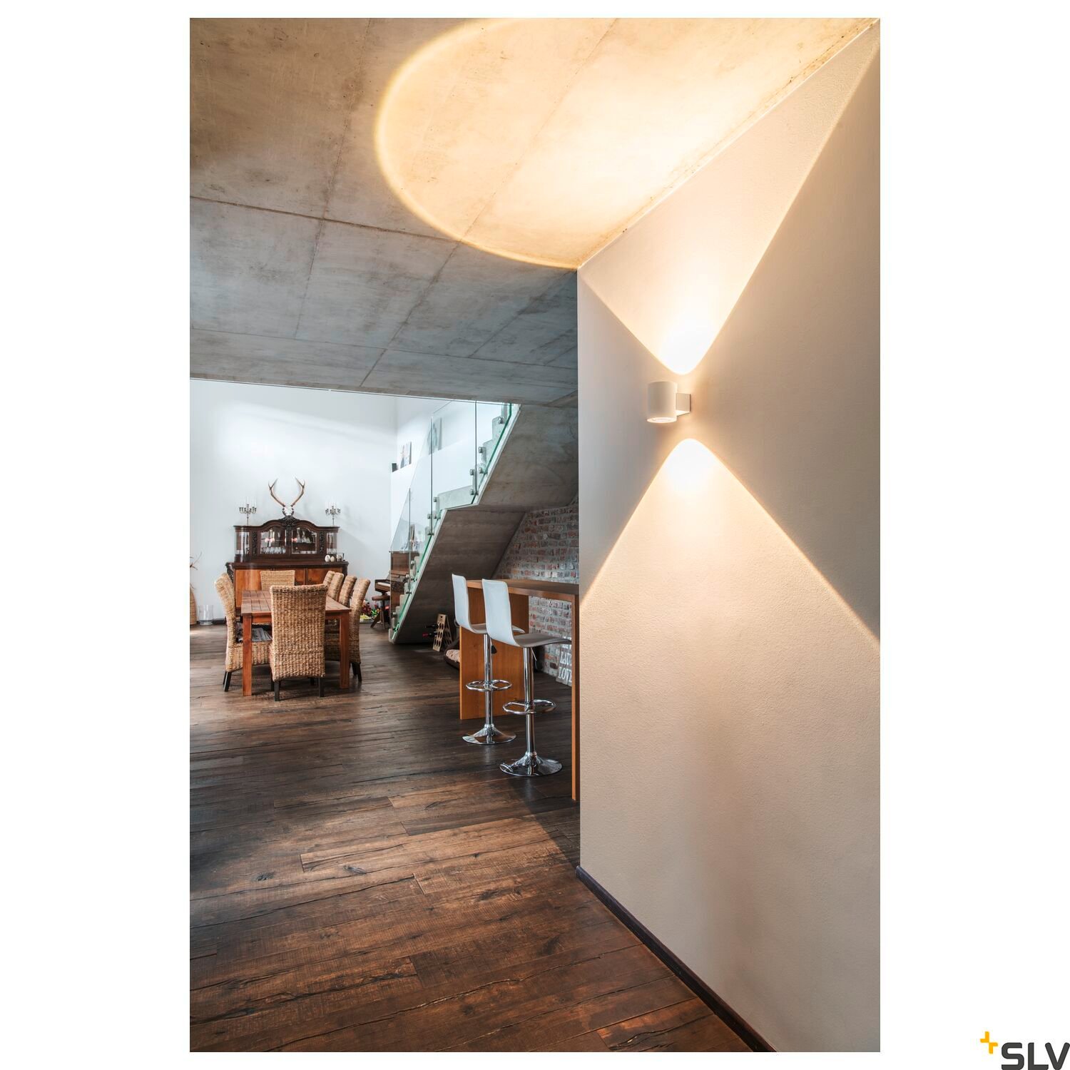 OCULUS UP/DOWN,  LED Wandaufbauleuchte weiß 2000-3000K 4