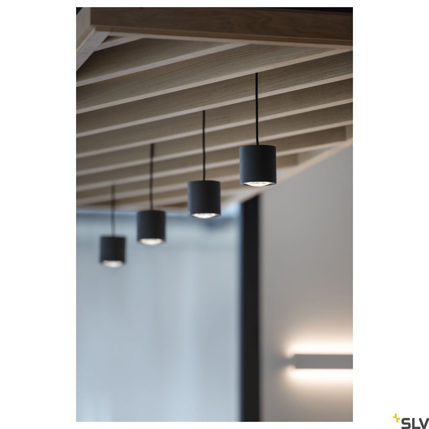 OCULUS,  LED Pendelleuchte single schwarz DIM-TO-WARM 2000-3000K 5