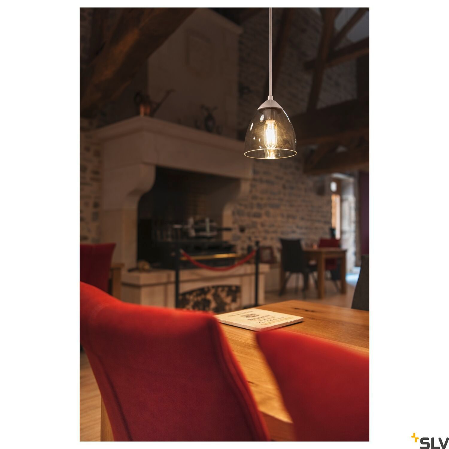 PARA CONE GL, Pendelleuchte weiß / transparent 6