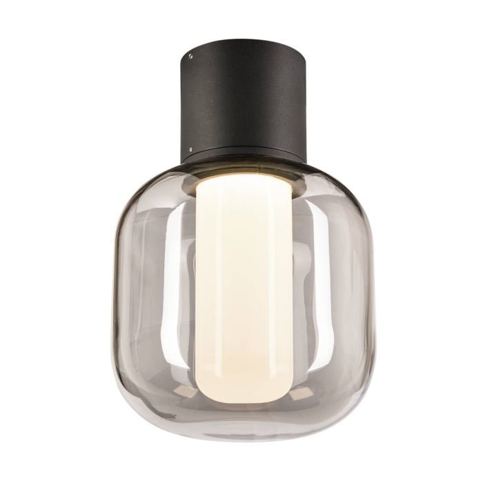 OVALISK CL,  LED Deckenaufbauleuchte anthrazit CCT switch 3000/4000K 2
