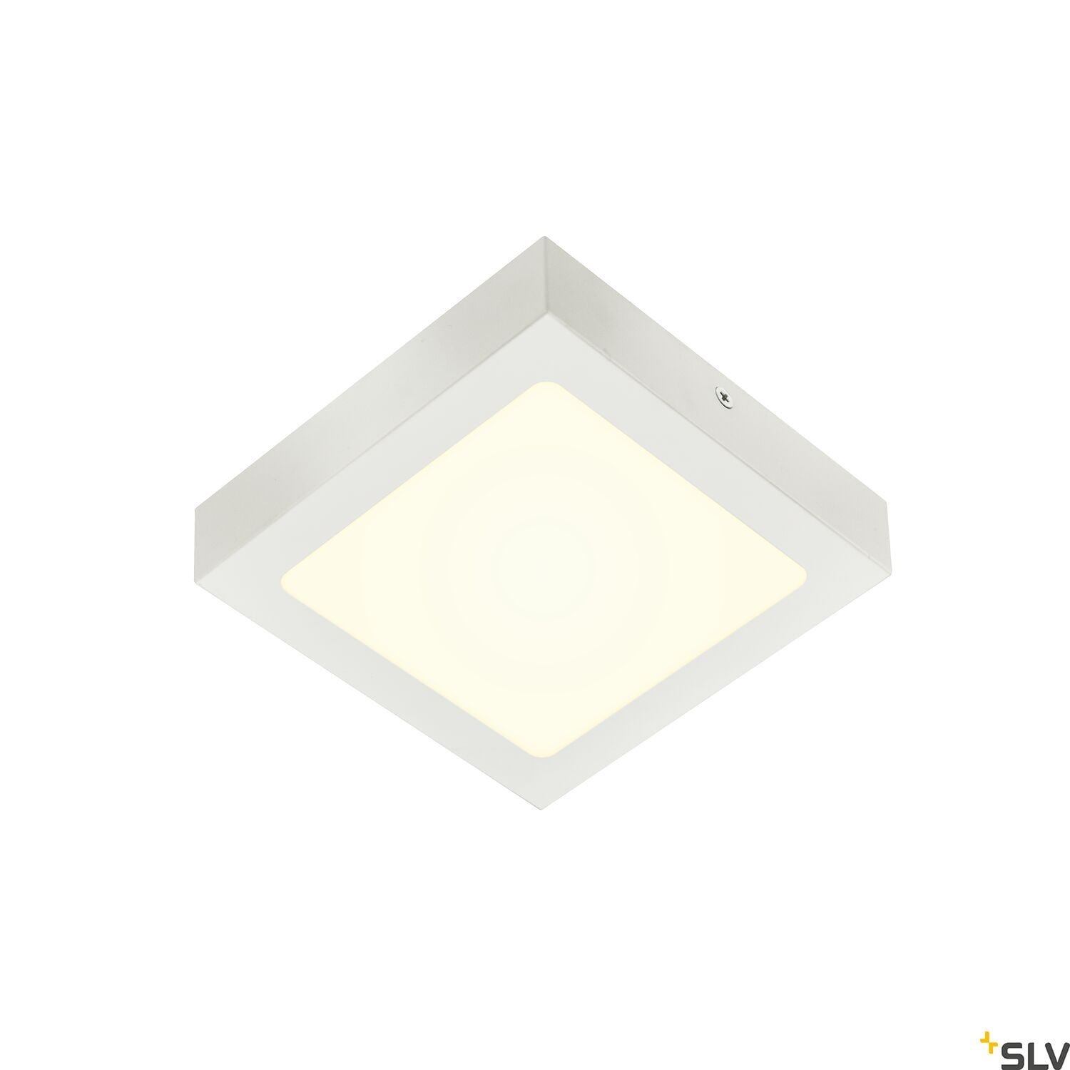 SENSER 18,  LED Wand- und Deckenaufbauleuchte eckig weiß 4000K