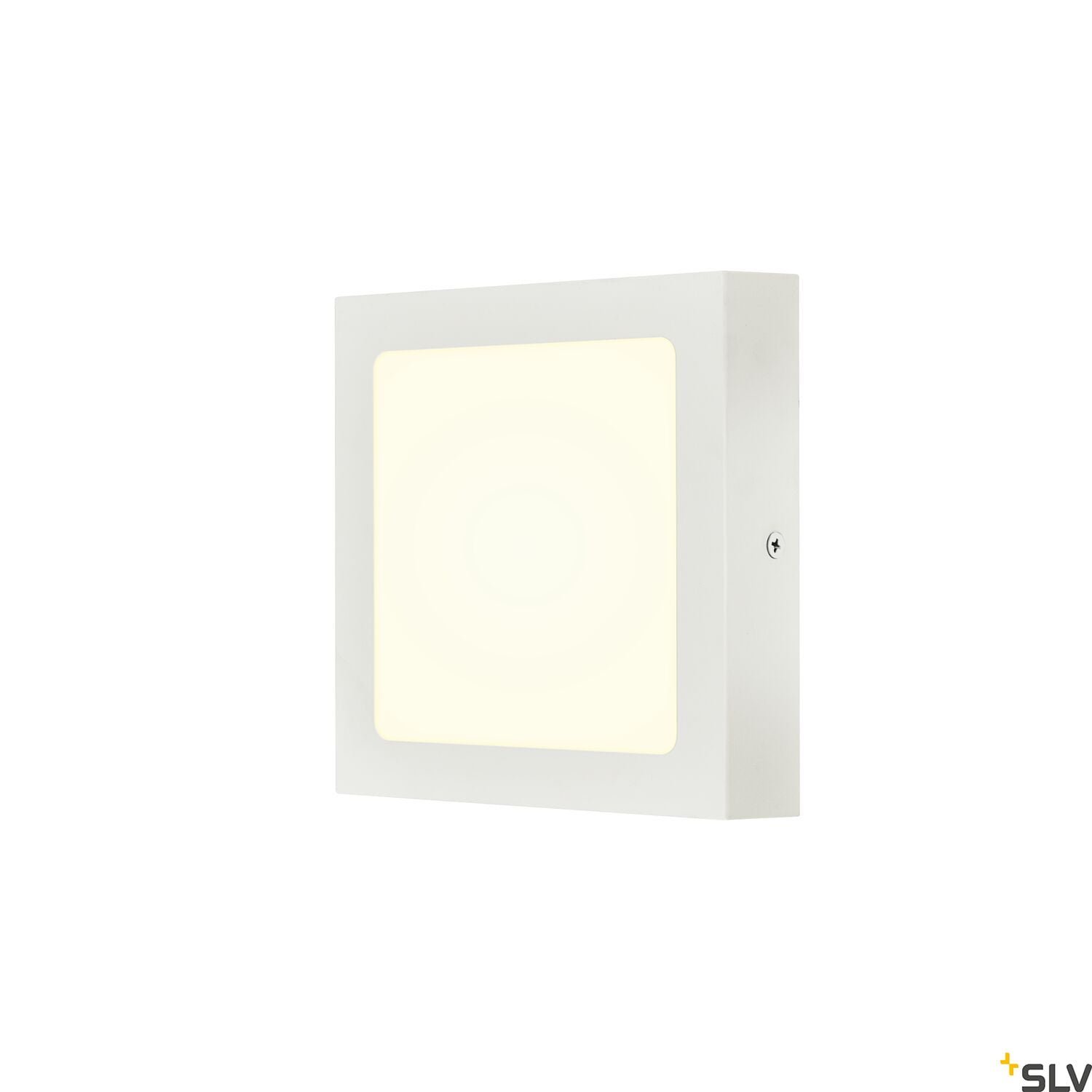 SENSER 18,  LED Wand- und Deckenaufbauleuchte eckig weiß 4000K 3