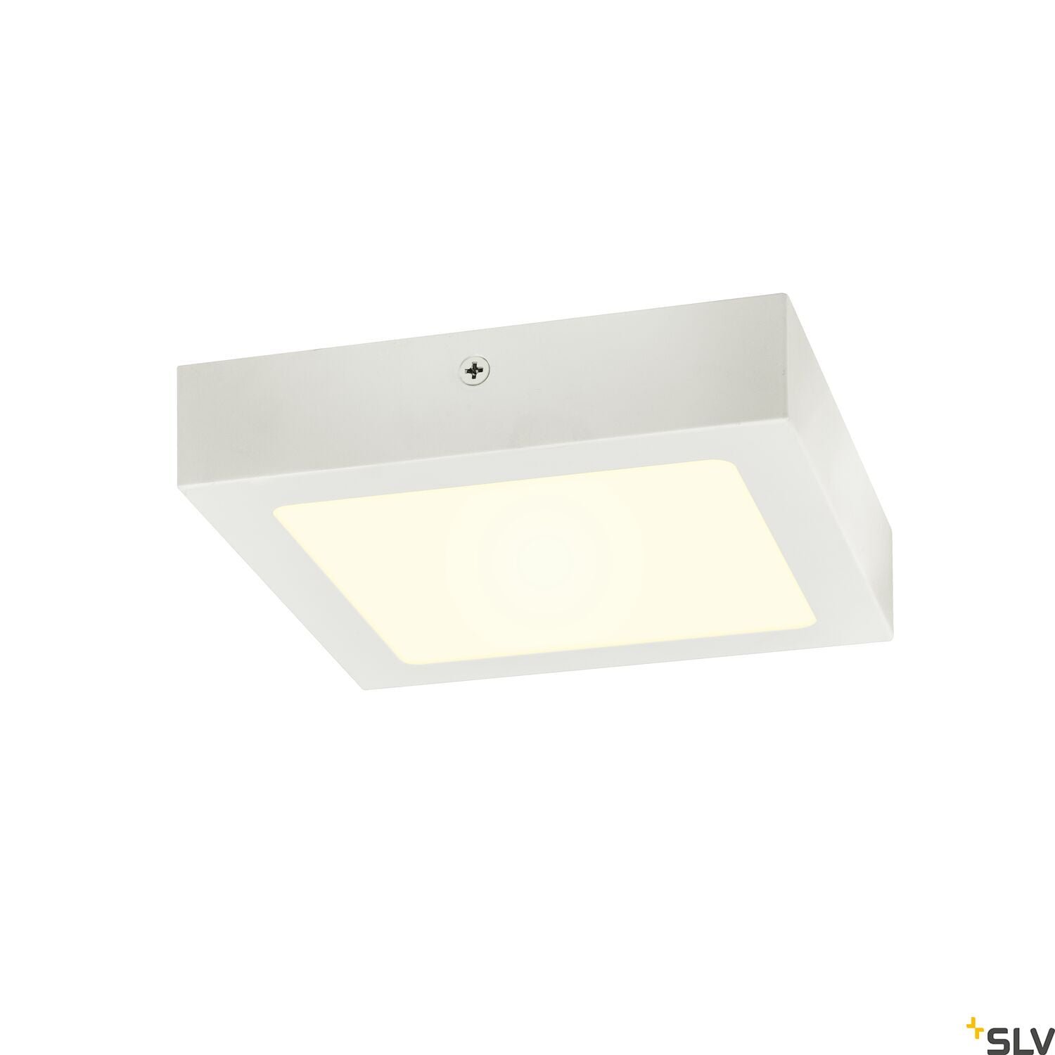 SENSER 18,  LED Wand- und Deckenaufbauleuchte eckig weiß 4000K 2