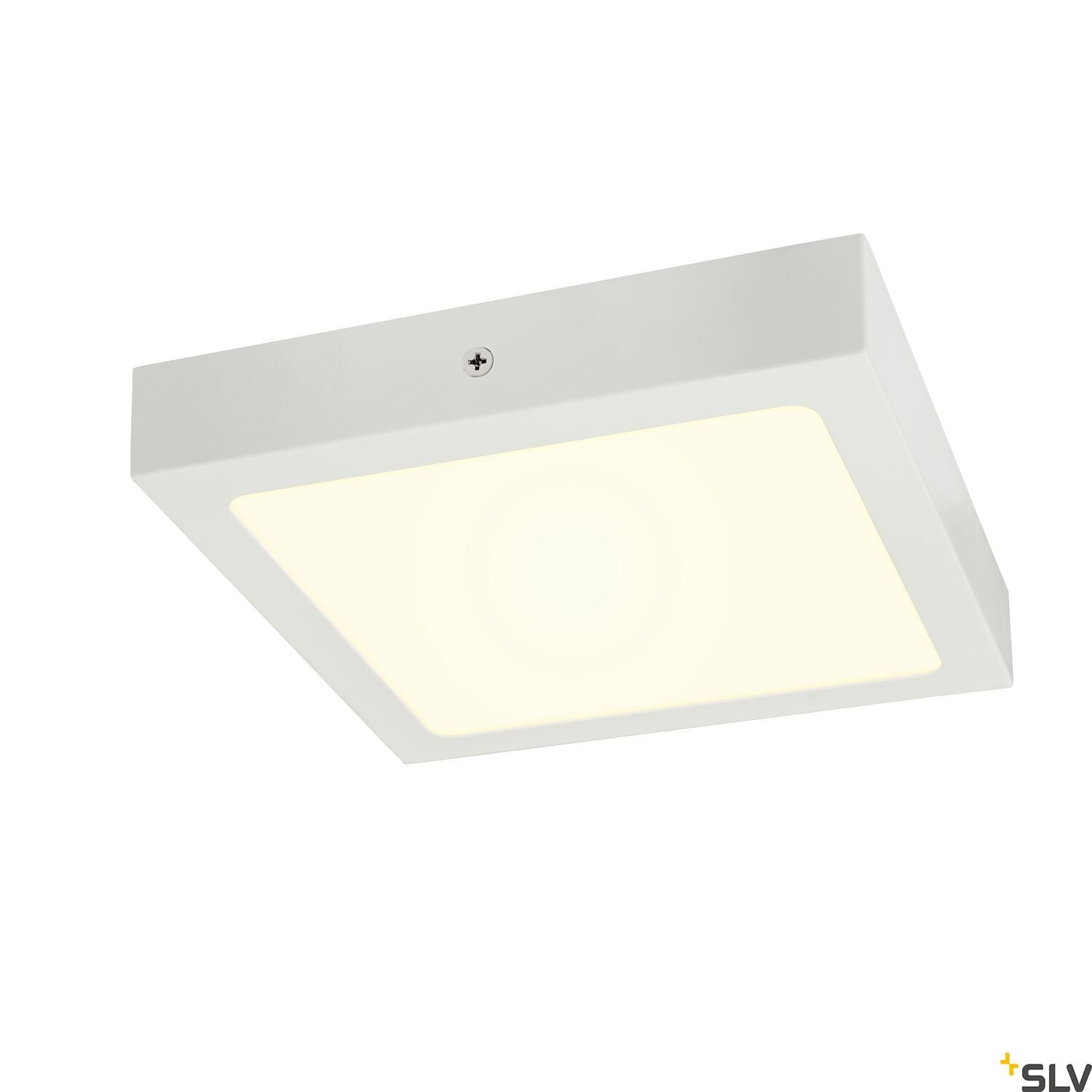 SENSER 24,  LED Wand- und Deckenaufbauleuchte eckig weiß 4000K 2