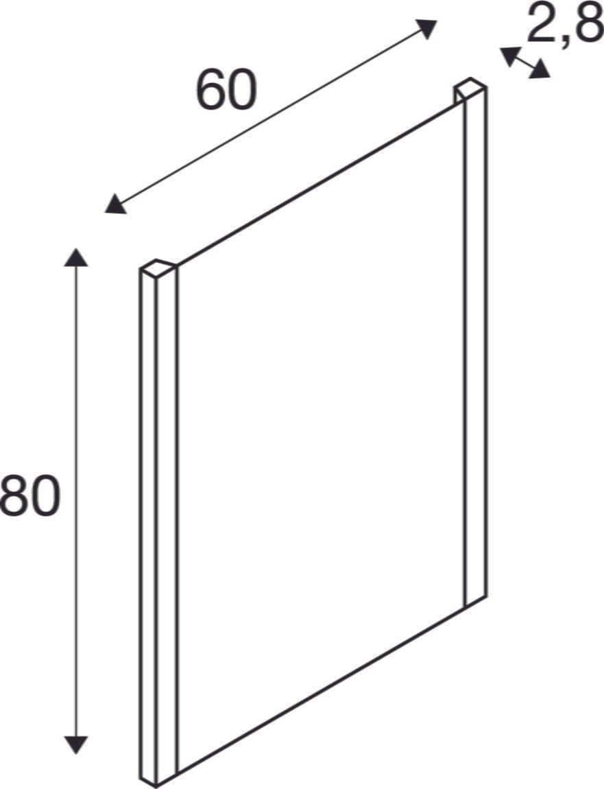 TRUKKO, Wandaufbauleuchte milchig 24W 3000/4000/6500K 5