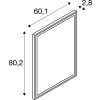 TRUKKO,  LED Wandaufbauleuchte eckig defog alu 12