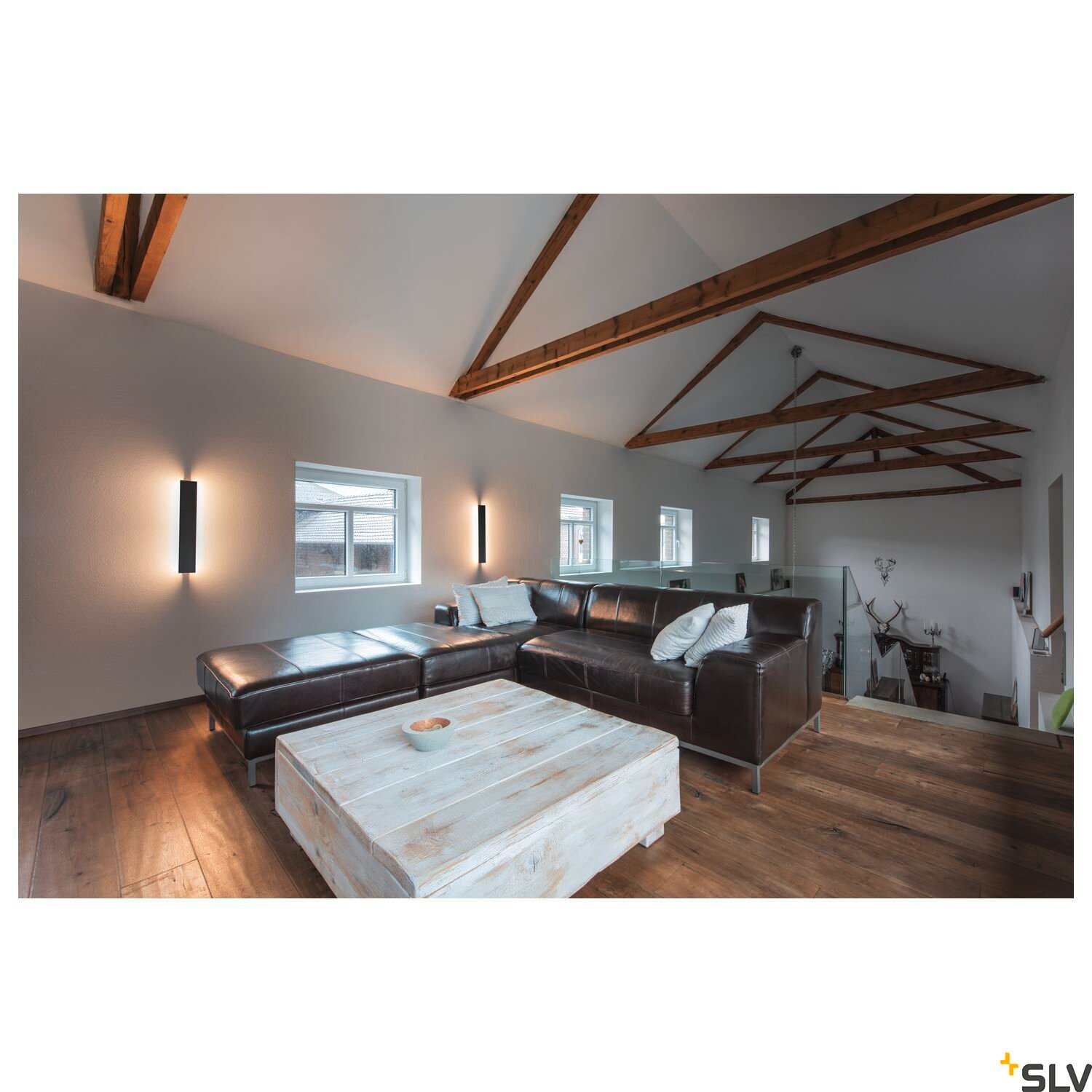 DIRETO 60,  LED Wandaufbauleuchte schwarz CCT switch 2700/3000K 4