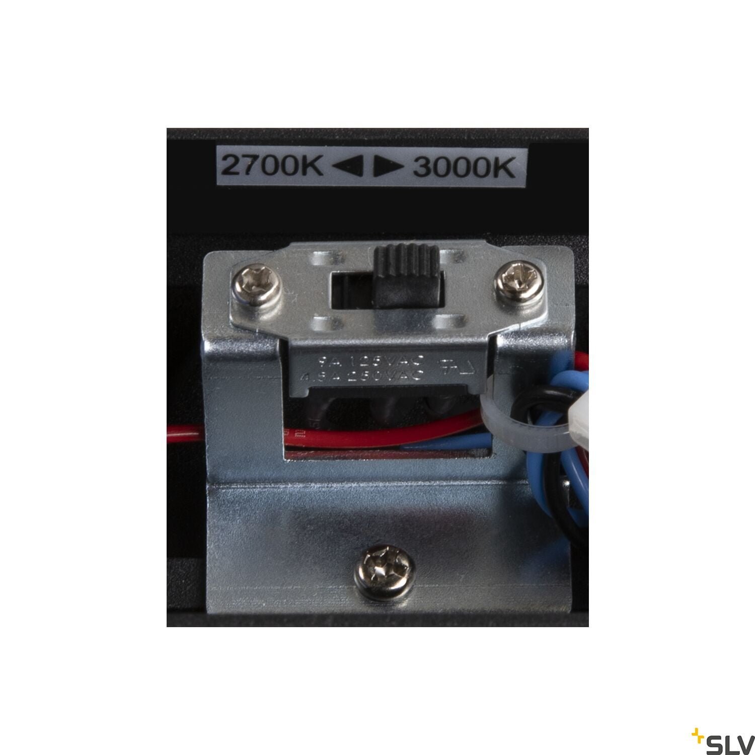 DIRETO 60,  LED Wandaufbauleuchte schwarz CCT switch 2700/3000K 2