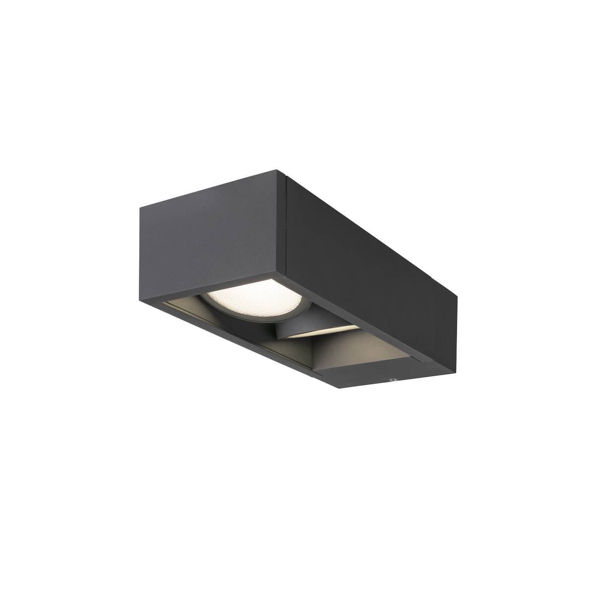 ESKINA FRAME WL,  LED Wandaufbauleuchte double anthrazit CCT switch 3000/4000K 2