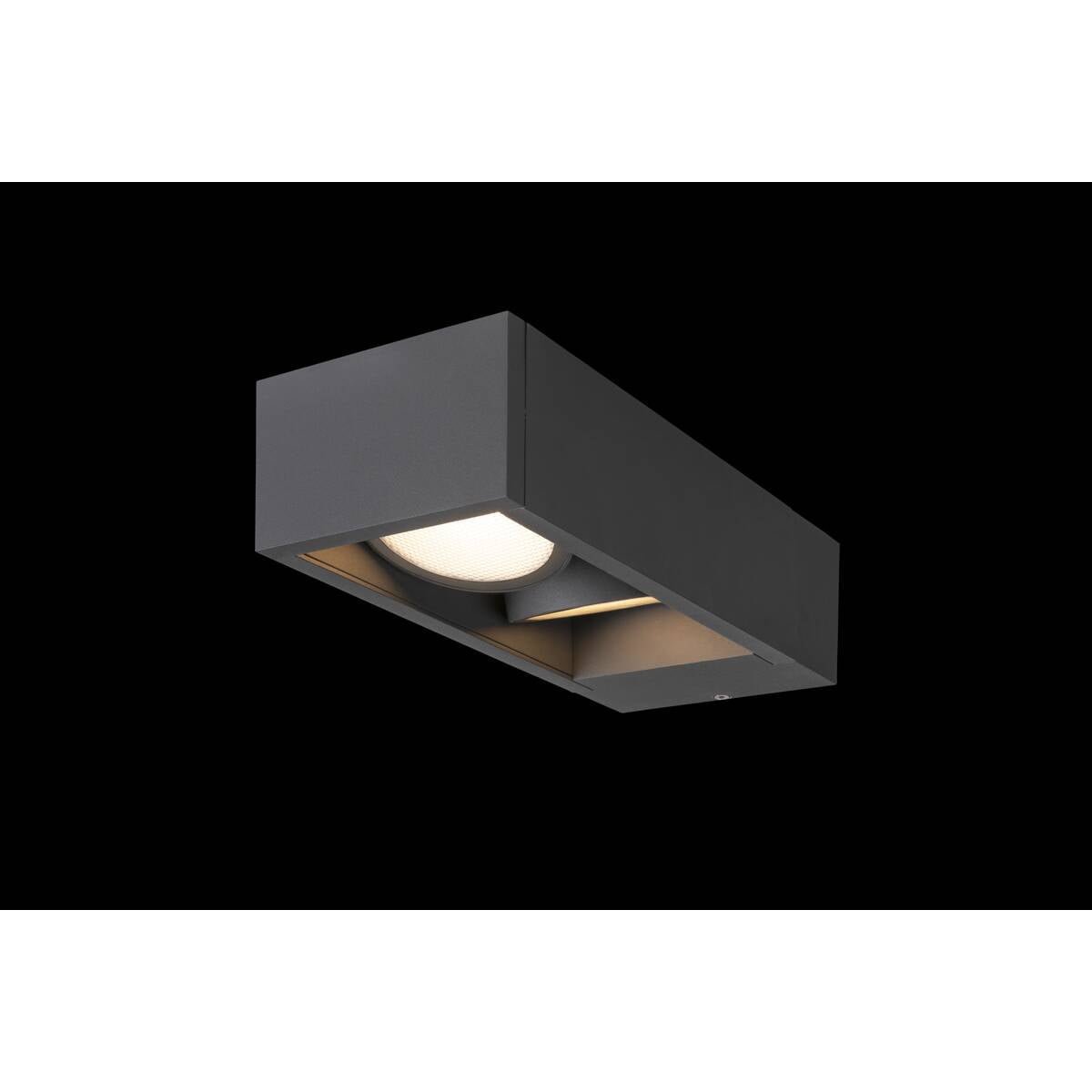 ESKINA FRAME WL,  LED Wandaufbauleuchte double anthrazit CCT switch 3000/4000K 4