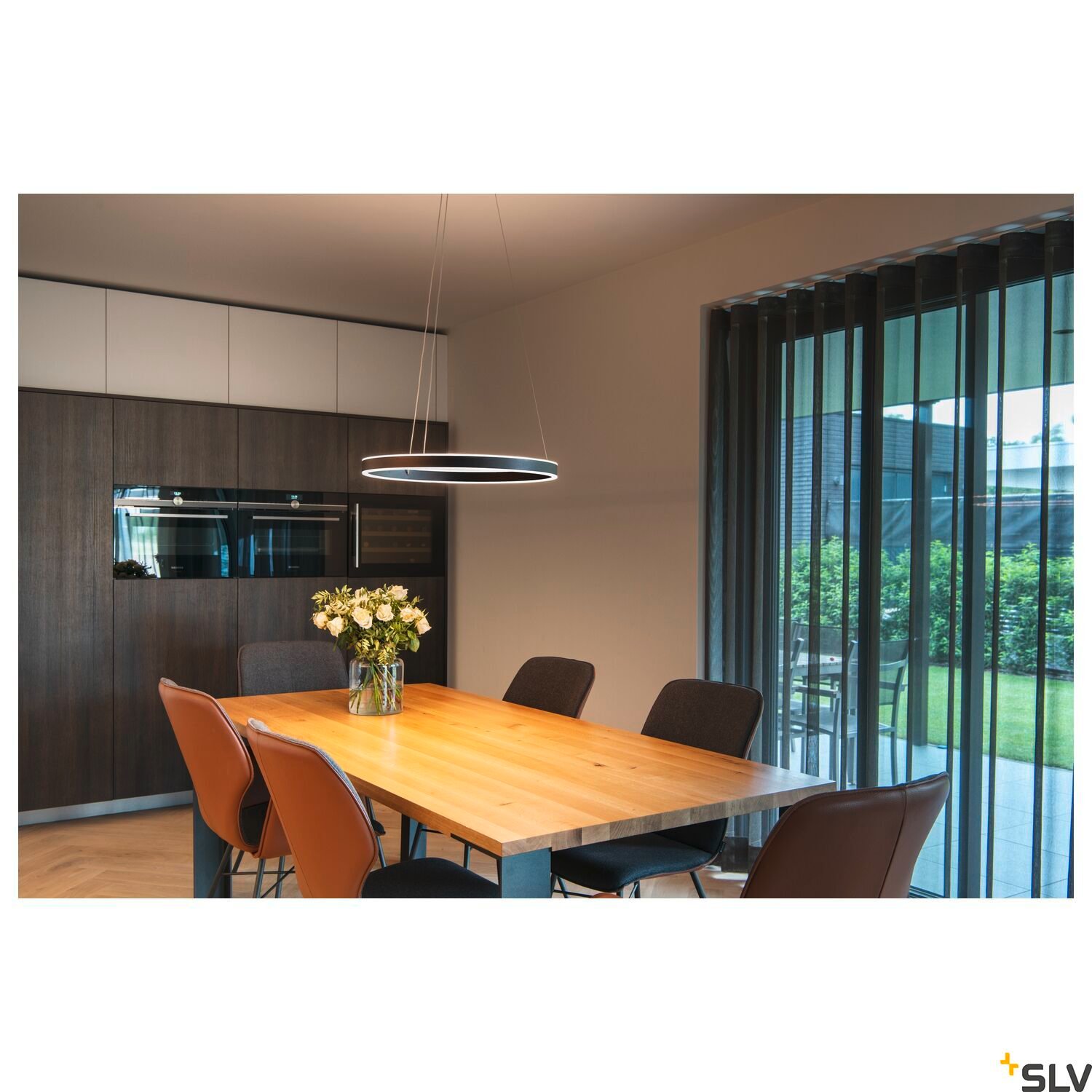 ONE 60,  LED Pendelleuchte schwarz CCT switch 2700/3000K 5