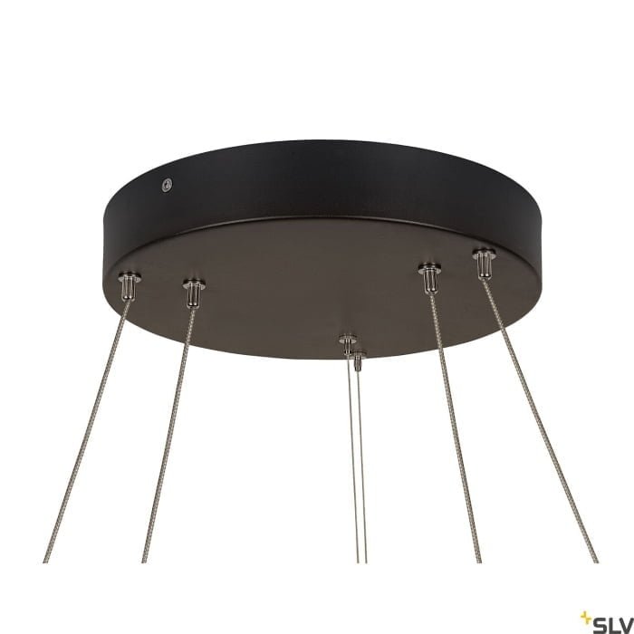 ONE DOUBLE PD DALI UP/DOWN,  LED Pendelleuchte schwarz CCT switch 3000/4000K 3