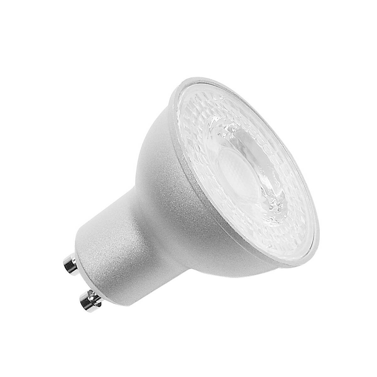 LED Leuchtmittel QPAR51 GU10, 4000K, grau, 6W/490lm, dimmbar 38° Halbstreuwinkel