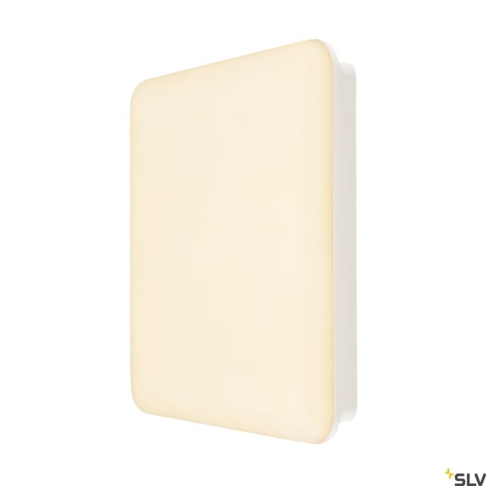 SIMA,  LED Wand- und Deckenaufbauleuchte weiß 3000K eckig dimmbar 3