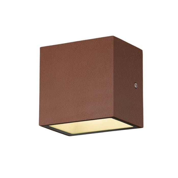 SITRA S WL SINGLE, LED  Wandaufbauleuchte, rost farbend,  CCT switch 3000/4000K 4