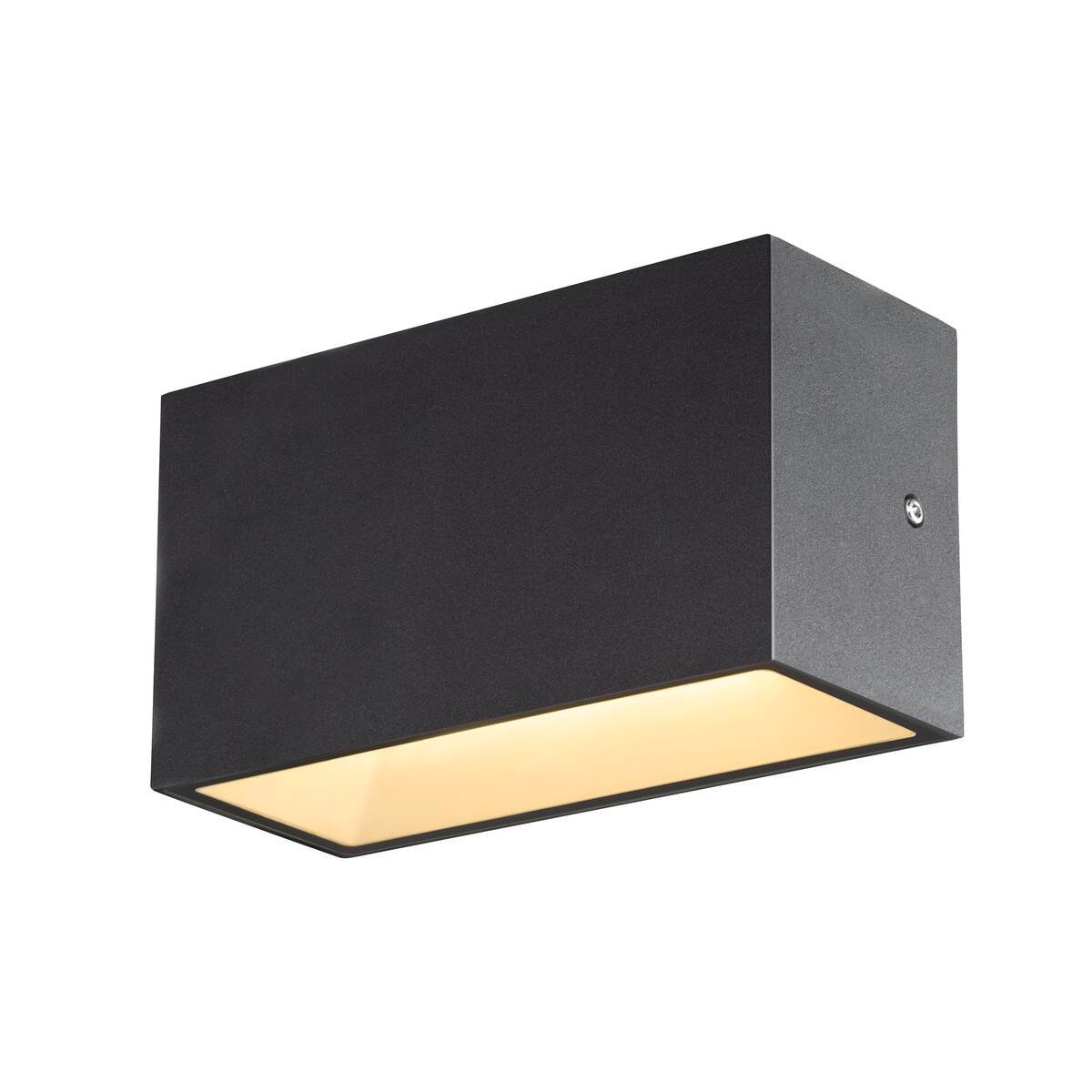 SITRA M WL UP/DOWN, LED  Wandaufbauleuchte, anthrazit,  CCT switch 3000/4000K