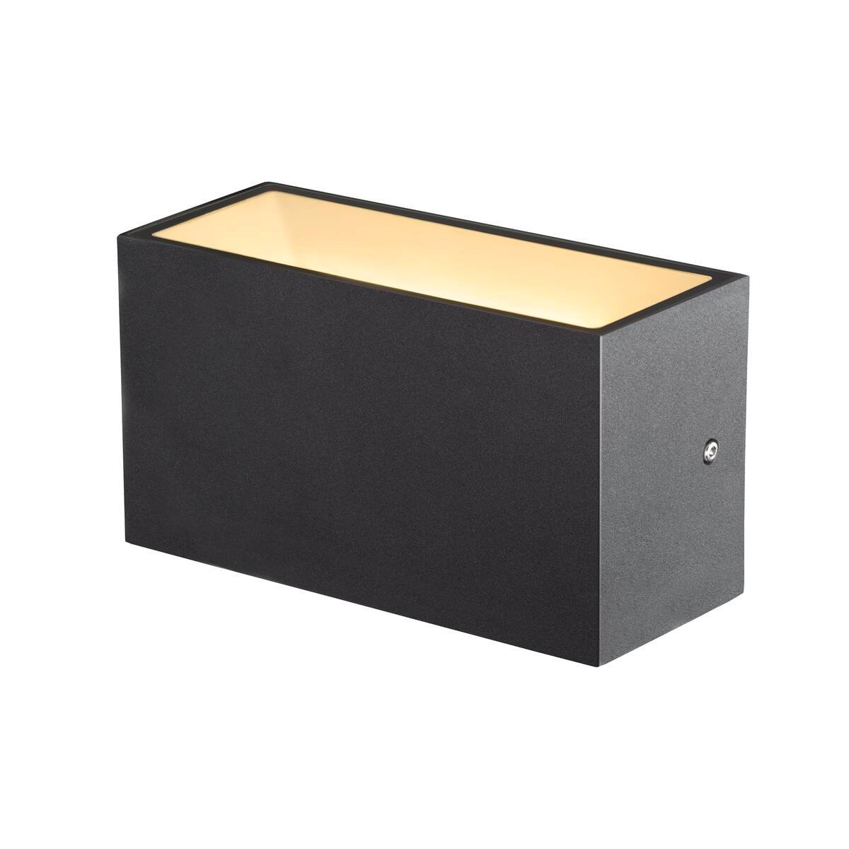SITRA M WL UP/DOWN, LED  Wandaufbauleuchte, anthrazit,  CCT switch 3000/4000K 3