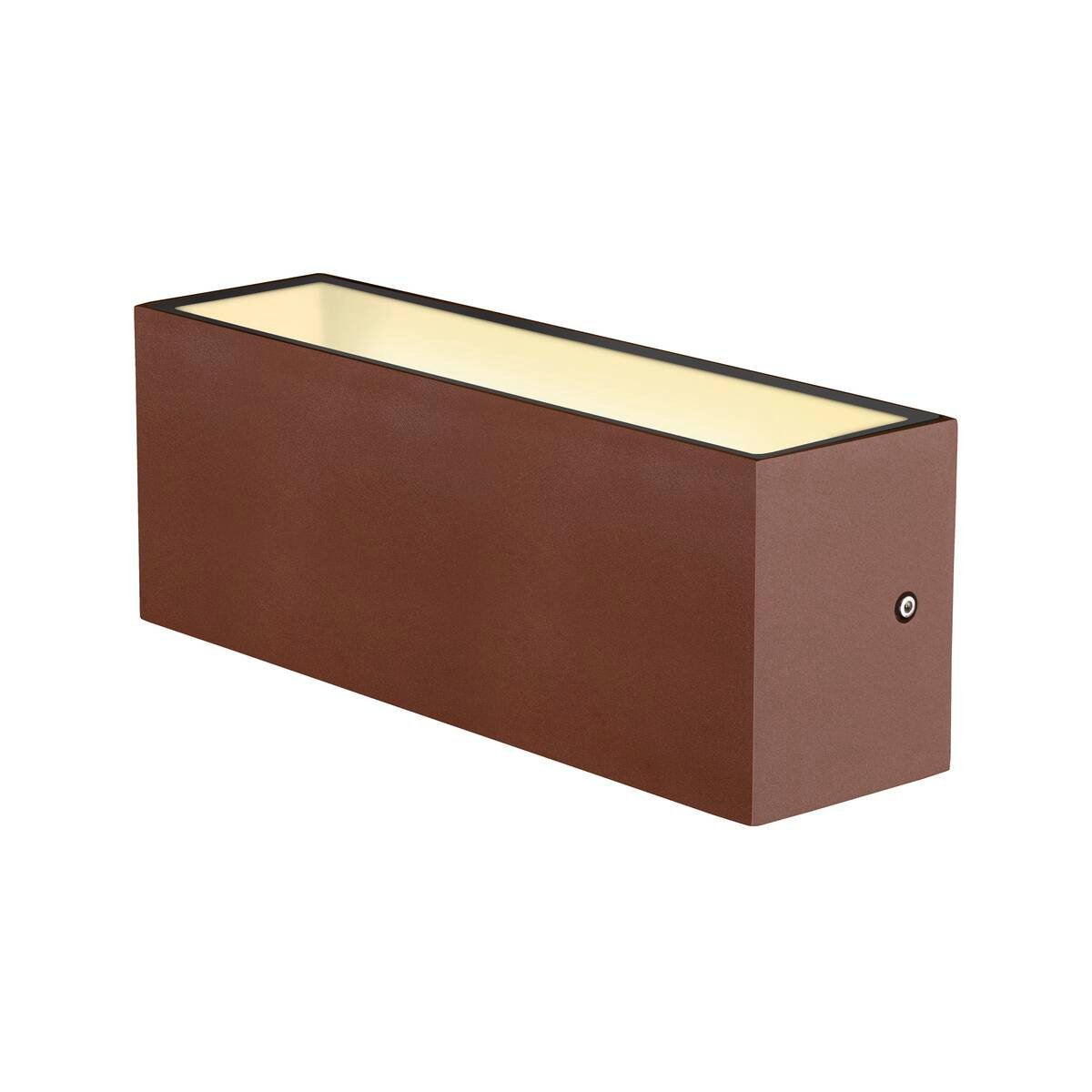 SITRA L WL UP/DOWN, LED  Wandaufbauleuchte, rost farbend,  CCT switch 3000/4000K 4