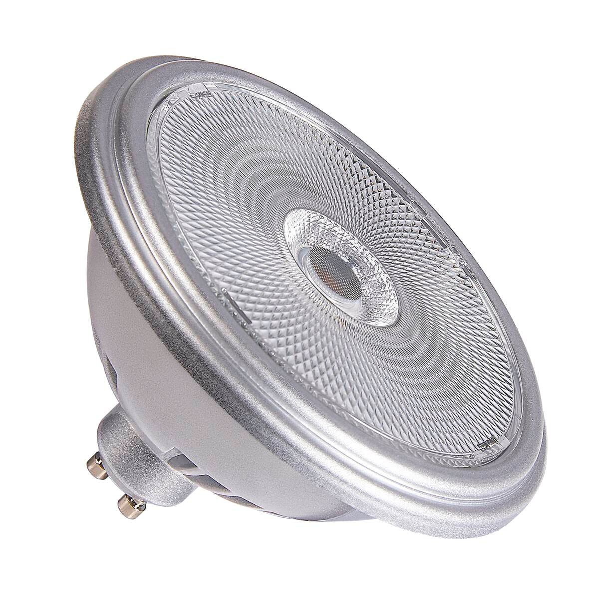 QPAR111 GU10, LED Leuchtmittel silber 12,5W 4000K CRI90 60°