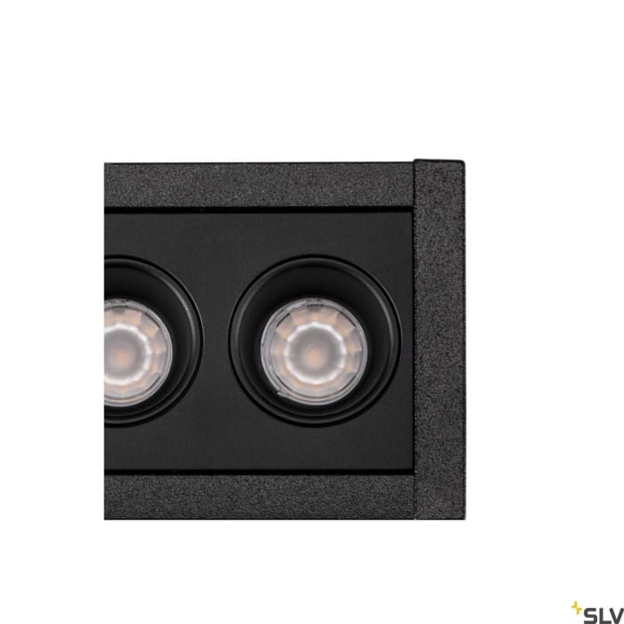 MILANDOS 4, Deckeneinbauleuchte schwarz 2700K 45° 3