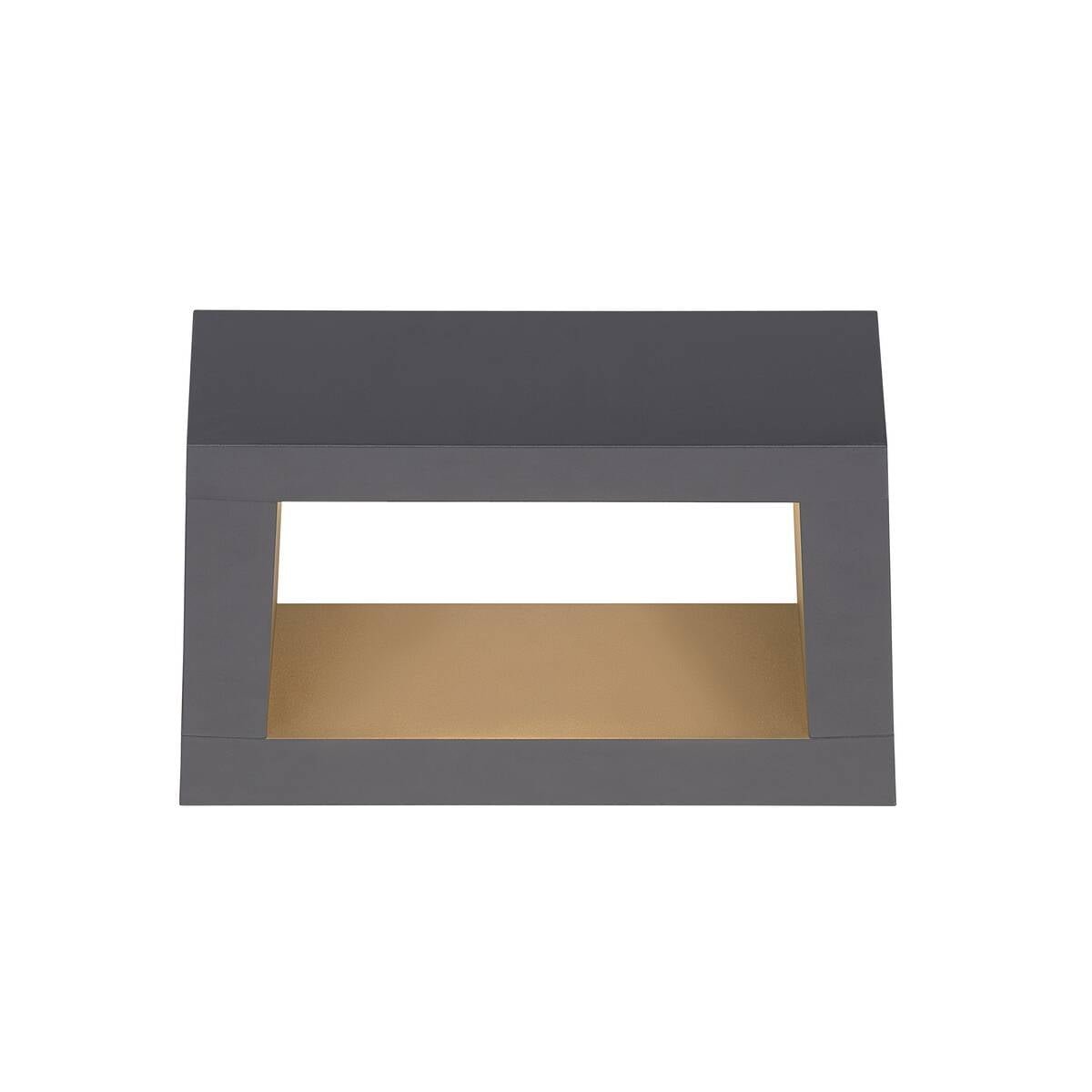 BOOKAT, Wandaufbauleuchte anthrazit 15W 3000/4000K 3