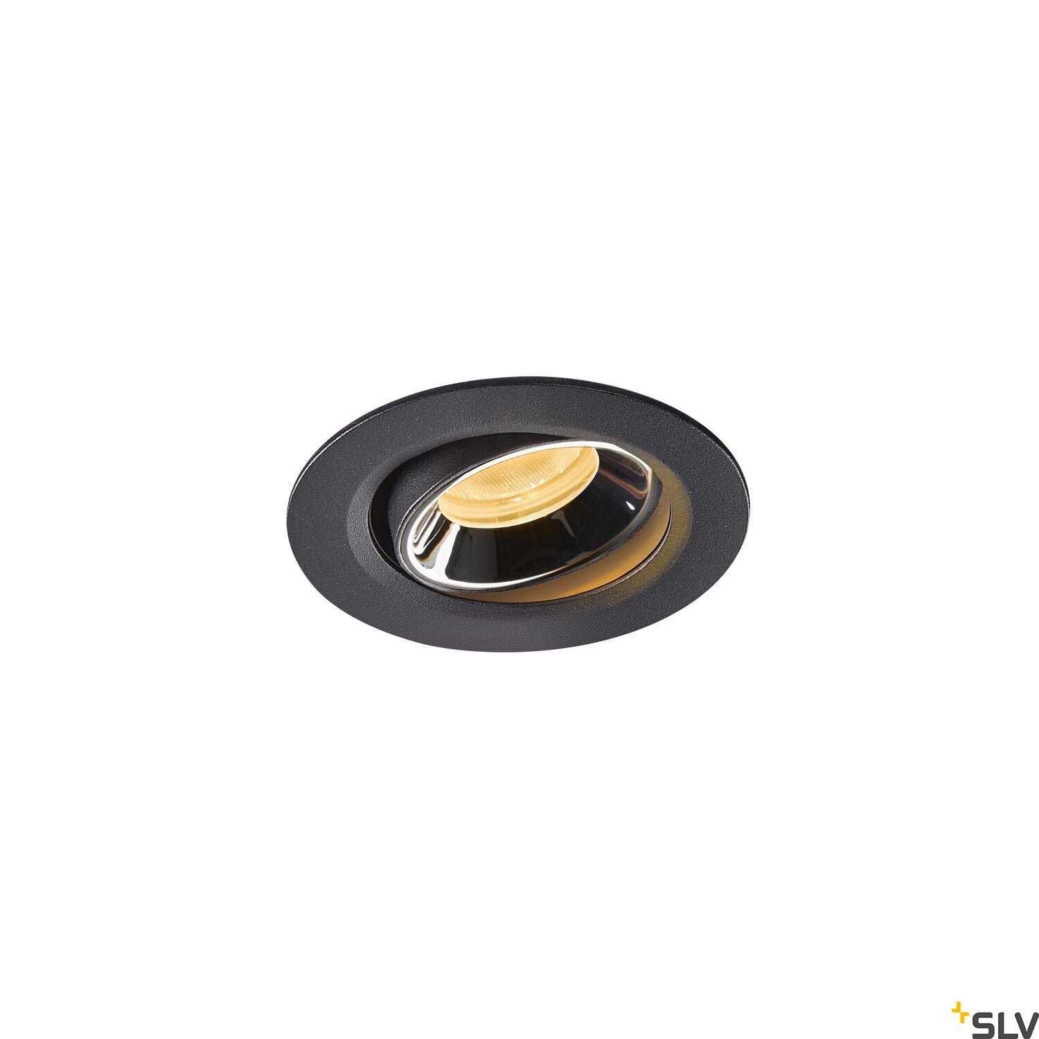 NUMINOS MOVE XS, Deckeneinbauleuchte schwarz / chrom 2700K 40°