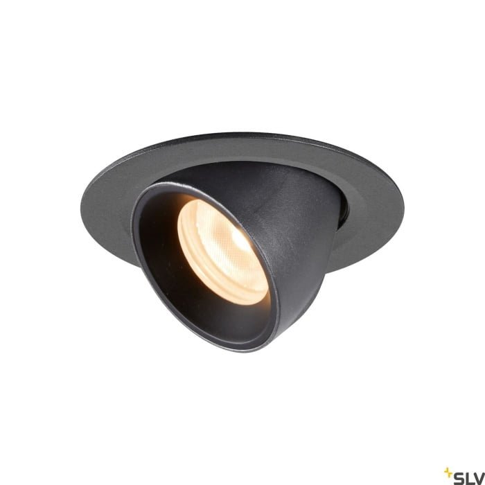 NUMINOS GIMBLE XS, Deckeneinbauleuchte schwarz 2700K 40°
