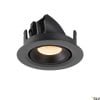 NUMINOS GIMBLE XS, Deckeneinbauleuchte schwarz 2700K 40° 5