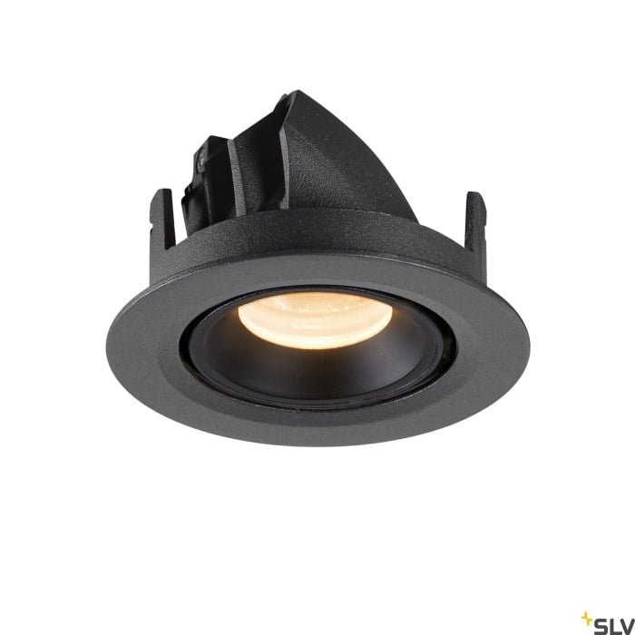 NUMINOS GIMBLE XS, Deckeneinbauleuchte schwarz 2700K 40° 2