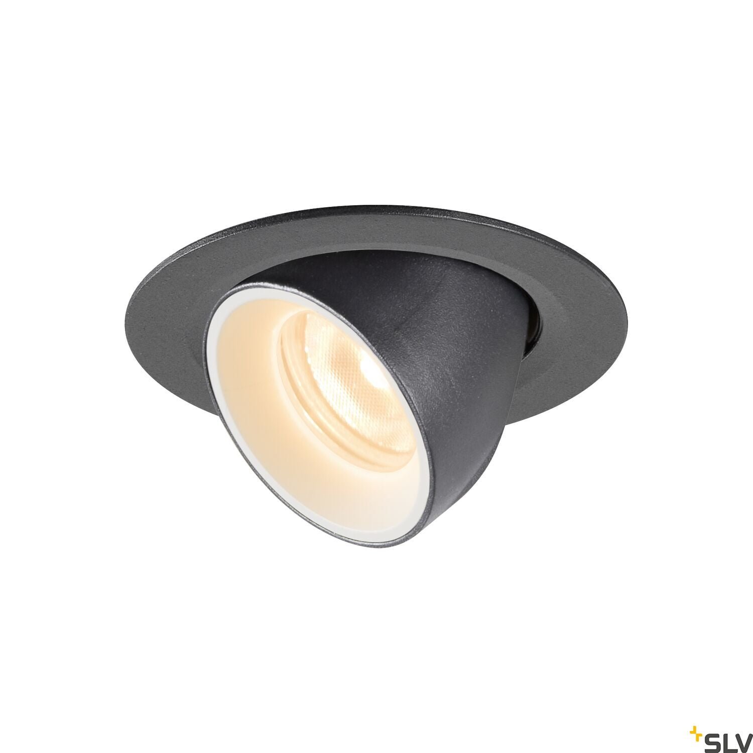 NUMINOS GIMBLE XS, Deckeneinbauleuchte schwarz / weiß 2700K 40°