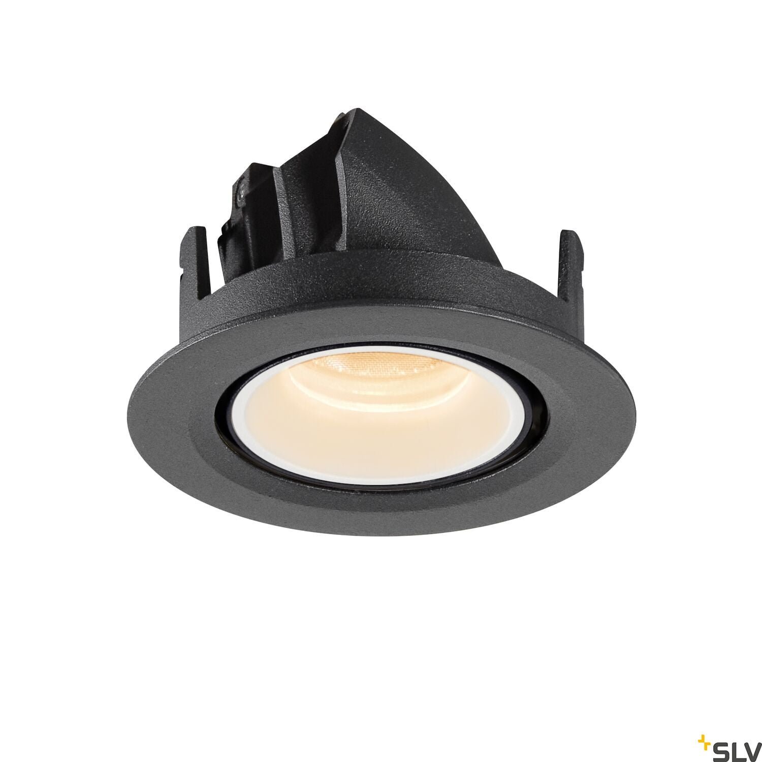 NUMINOS GIMBLE XS, Deckeneinbauleuchte schwarz / weiß 2700K 40° 2