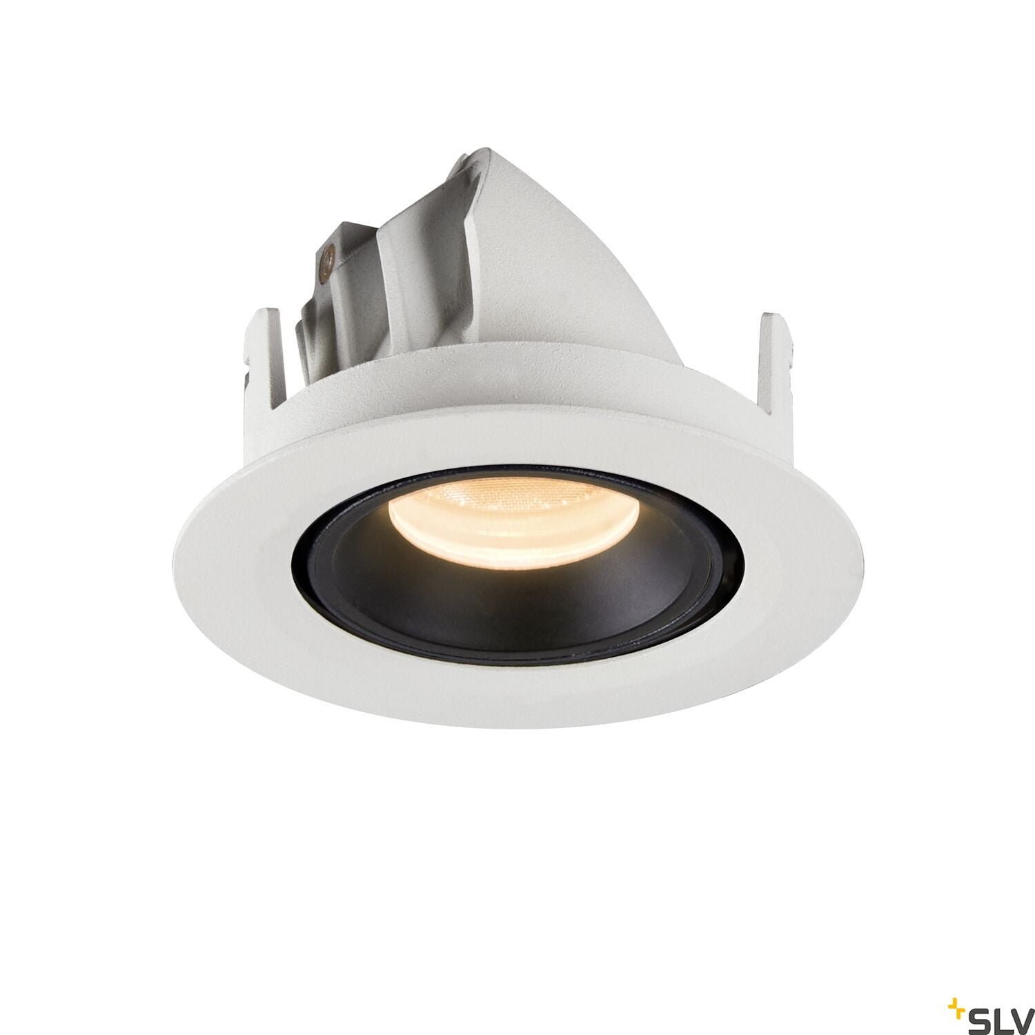 NUMINOS GIMBLE XS, Deckeneinbauleuchte weiß / schwarz 2700K 40° 2