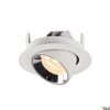 NUMINOS GIMBLE XS, Deckeneinbauleuchte weiß / chrom 2700K 40° 6