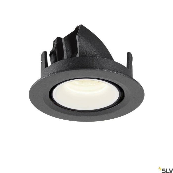 NUMINOS GIMBLE XS, Deckeneinbauleuchte schwarz / weiß 4000K 40° 2